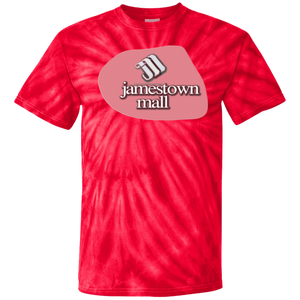 Jamestown Mall Red CD100 100% Cotton Tie Dye T-Shirt