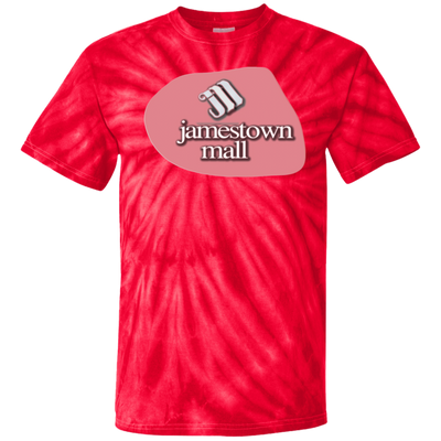 Jamestown Mall Red CD100 100% Cotton Tie Dye T-Shirt