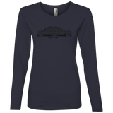 Checkerdome Black 884L Ladies' Lightweight LS T-Shirt