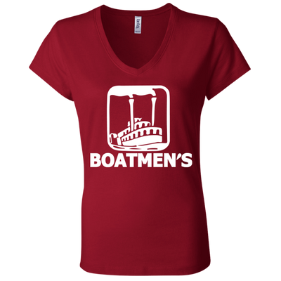 Boatman's B6005 Ladies' Jersey V-Neck T-Shirt