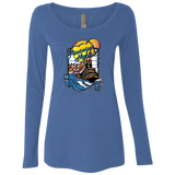 Mississippi Nights NL6731 Ladies' Triblend LS Scoop