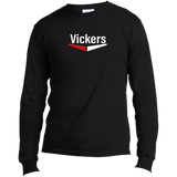 Vickers White USA100LS Long Sleeve Made in the US T-Shirt