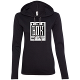 The Box White 887L Ladies' LS T-Shirt Hoodie