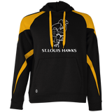 St. Louis Hawks White 229546 Colorblock Hoodie