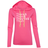 There Their Thurr 887L Ladies' LS T-Shirt Hoodie