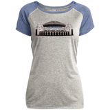 Checkerdome LST362 Ladies Heather on Heather Performance T-Shirt