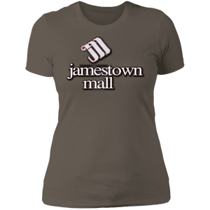 Jamestown Mall White NL3900 Ladies' Boyfriend T-Shirt