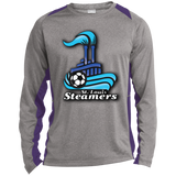 ST361LS Long Sleeve Heather Colorblock Poly T-Shirt