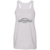 Checkerdome White B8800 Flowy Racerback Tank