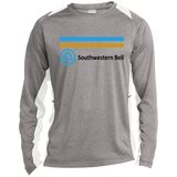 Southwestern Bell ST361LS Long Sleeve Heather Colorblock Poly T-Shirt