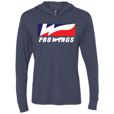 Pro Wings Unisex Triblend LS Hooded T-Shirt