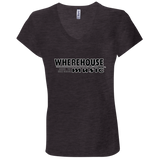 Wherehouse Music B6005 Ladies' Jersey V-Neck T-Shirt