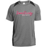 Sam Goody ST361 Heather Colorblock Poly T-Shirt