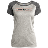 Coffee Cartel LST362 Ladies Heather on Heather Performance T-Shirt