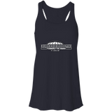 Checkerdome White B8800 Flowy Racerback Tank