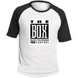 The Box White T201 SS Colorblock Raglan Jersey