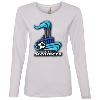 St. Louis Steamers White 884L Ladies' Lightweight LS T-Shirt