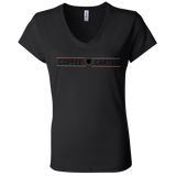 Coffee Cartel B6005 Ladies' Jersey V-Neck T-Shirt