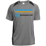 Southwestern Bell ST361 Heather Colorblock Poly T-Shirt