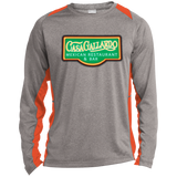 Casa Gallardo ST361LS Long Sleeve Heather Colorblock Poly T-Shirt