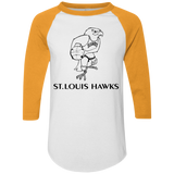 St. Louis Hawks Black 420 Colorblock Raglan Jersey