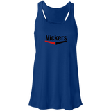 Vickers Black B8800 Flowy Racerback Tank