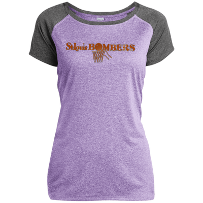 St. Louis Bombers LST362 Ladies Heather on Heather Performance T-Shirt