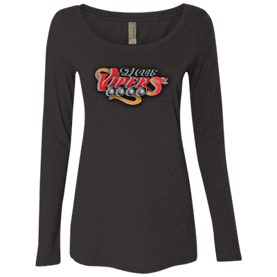 St. Louis Vipers NL6731 Ladies' Triblend LS Scoop