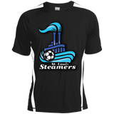 St. Louis Steamers White ST351 Colorblock Dry Zone Crew