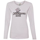 Jamestown Mall White 884L Ladies' Lightweight LS T-Shirt