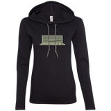 887L Ladies' LS T-Shirt Hoodie