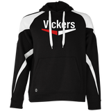 Vickers White 229546 Colorblock Hoodie