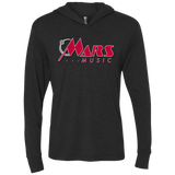 Mars Music NL6021 Unisex Triblend LS Hooded T-Shirt