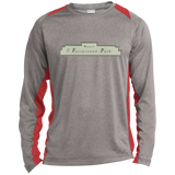 Fairground Park  ST361LS Long Sleeve Heather Colorblock Poly T-Shirt