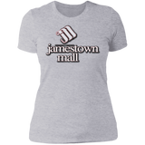 Jamestown Mall White NL3900 Ladies' Boyfriend T-Shirt