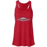 Checkerdome White B8800 Flowy Racerback Tank