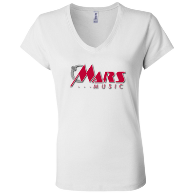 Mars Music B6005 Ladies' Jersey V-Neck T-Shirt