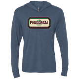 Ponderosa NL6021 Unisex Triblend LS Hooded T-Shirt