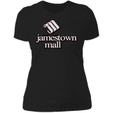 Jamestown Mall White NL3900 Ladies' Boyfriend T-Shirt