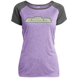 Fairground Park  LST362 Ladies Heather on Heather Performance T-Shirt