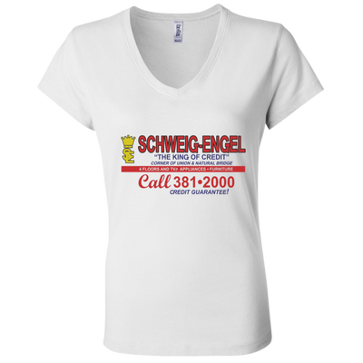 Schweig Engel B6005 Ladies' Jersey V-Neck T-Shirt