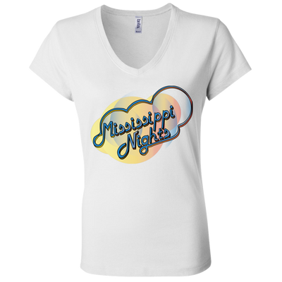 Mississippi Nights B6005 Ladies' Jersey V-Neck T-Shirt