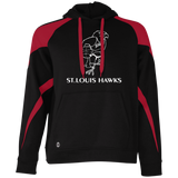 St. Louis Hawks White 229546 Colorblock Hoodie