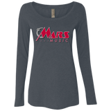 Mars Music NL6731 Ladies' Triblend LS Scoop