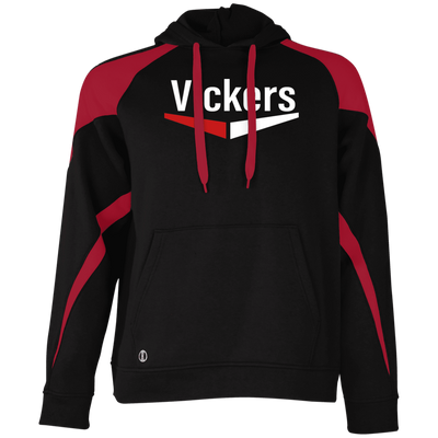 Vickers White 229546 Colorblock Hoodie