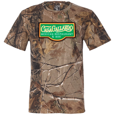 Casa Gallardo 3980 Code V Short Sleeve Camouflage T-Shirt