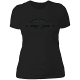 Checkerdome Black NL3900 Ladies' Boyfriend T-Shirt