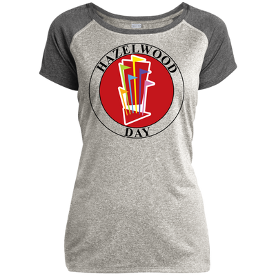 Hazelwood Day LST362 Ladies Heather on Heather Performance T-Shirt