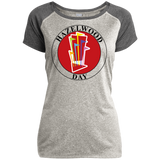 Hazelwood Day LST362 Ladies Heather on Heather Performance T-Shirt