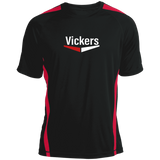 Vickers White ST351 Colorblock Dry Zone Crew